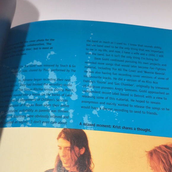 Vintage 1996 Nirvana Softcover Book By Jeremy Dean - Picture 6 of 13